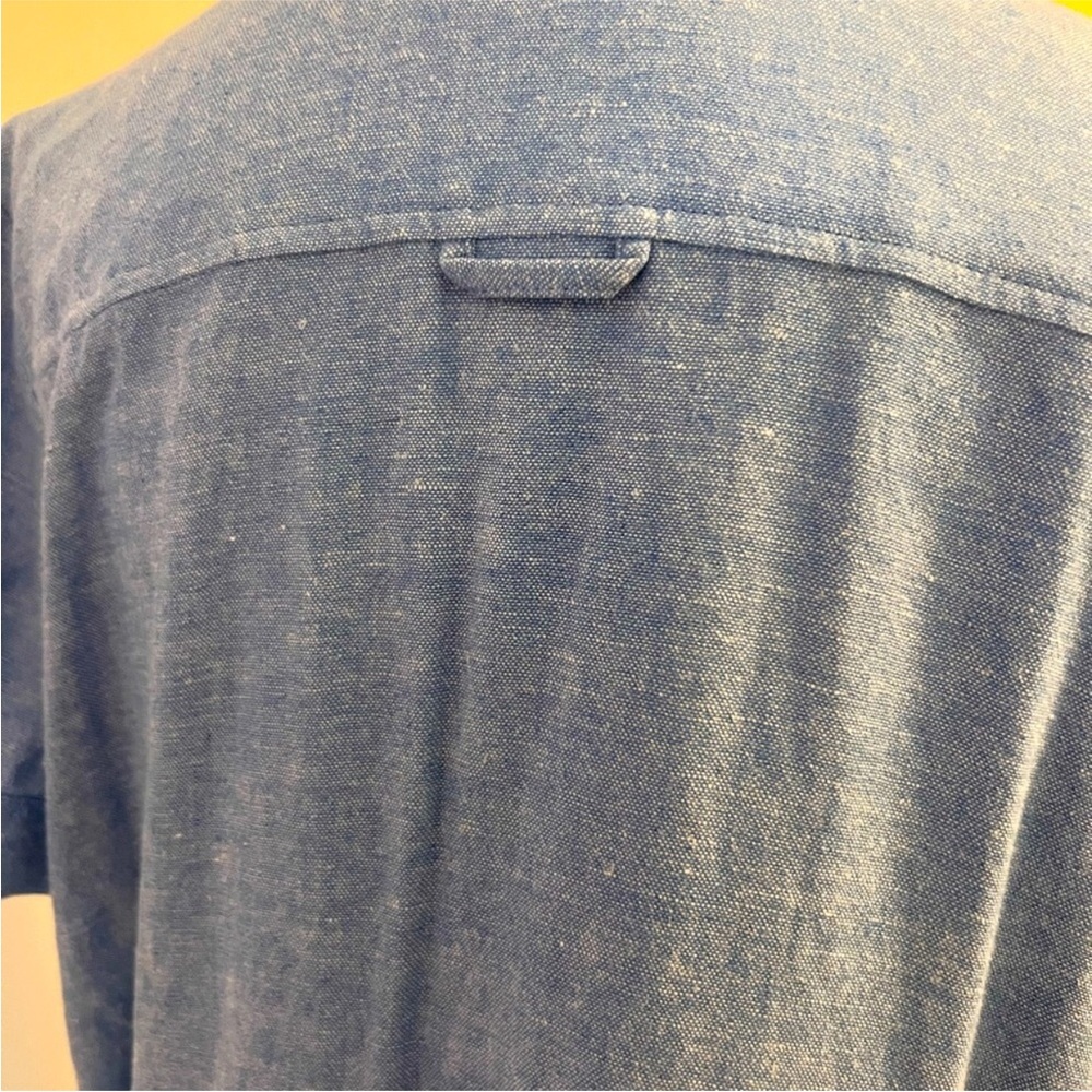 Linen Blend Shirt Dress - Picture 5 of 11